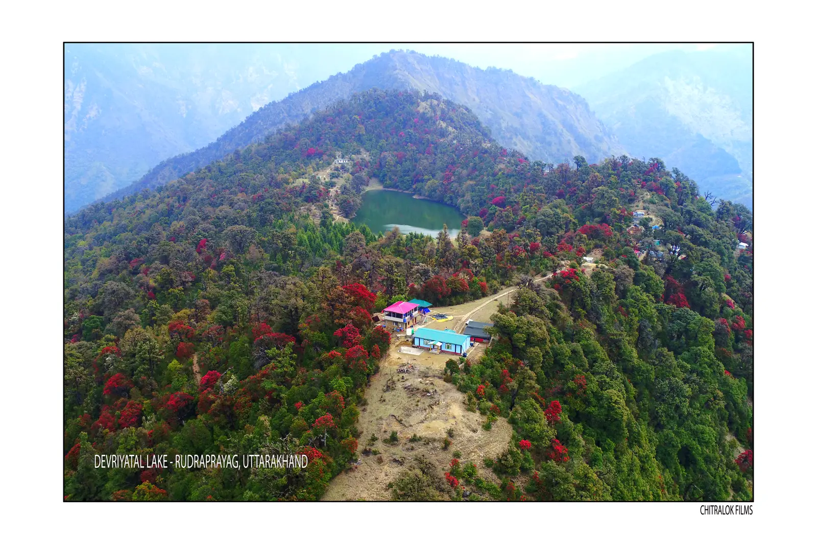 Deoriatal lake reflecting the Chaukhamba peaks